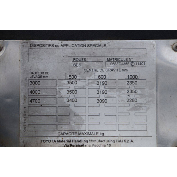 2016 Toyota 02-8FGF30-46417909