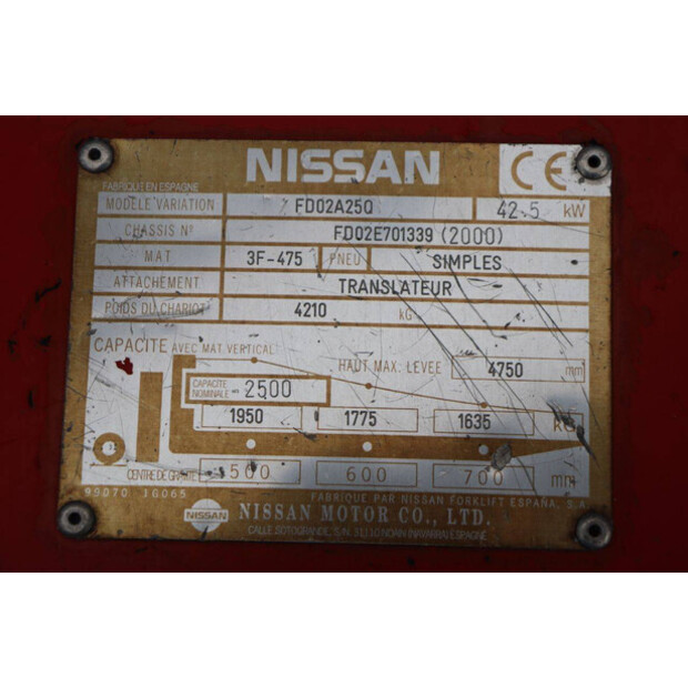NISSAN FD02A25Q-46418024