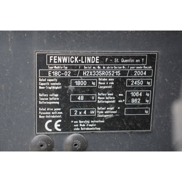 2004 ليندي E18C-02-46418162