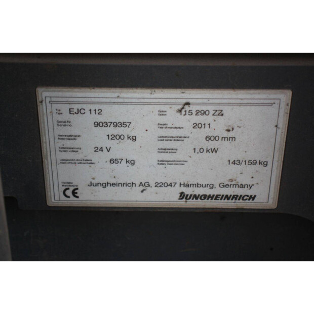 2011 Jungheinrich EJC 112-46418208