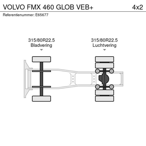 2016 Volvo FMX 460-46434480