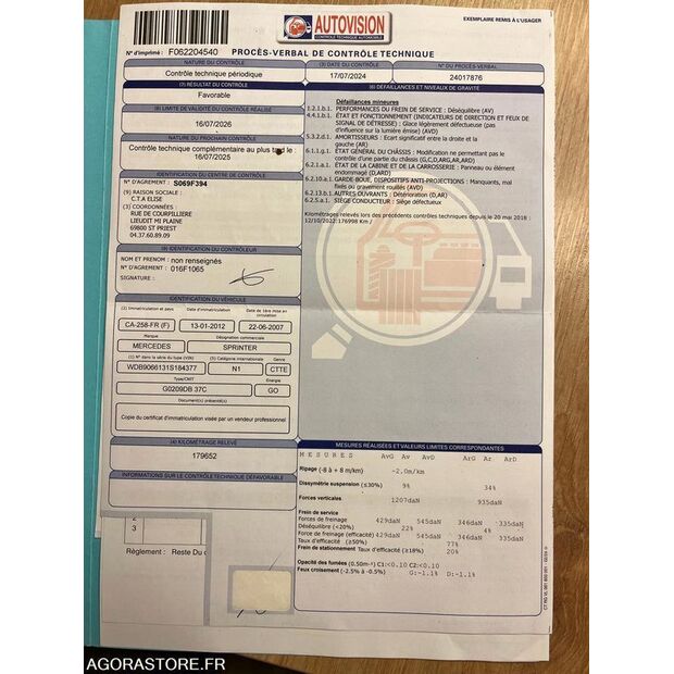 2007 Mercedes-Benz SPRINTER-46451577