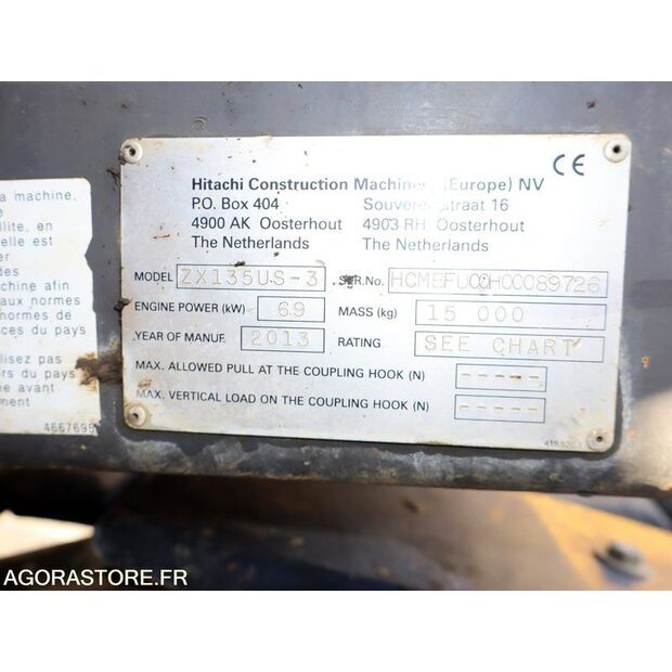 2013 Hitachi ZX135-46451821