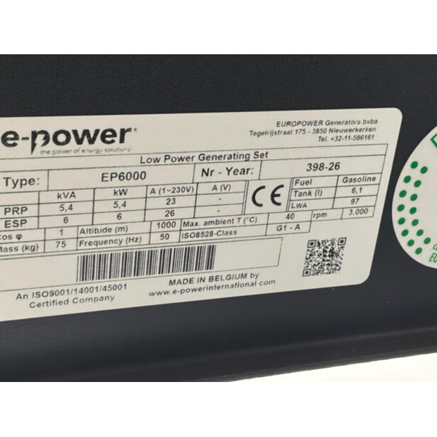 2025 يورو باور EP6000-46457254