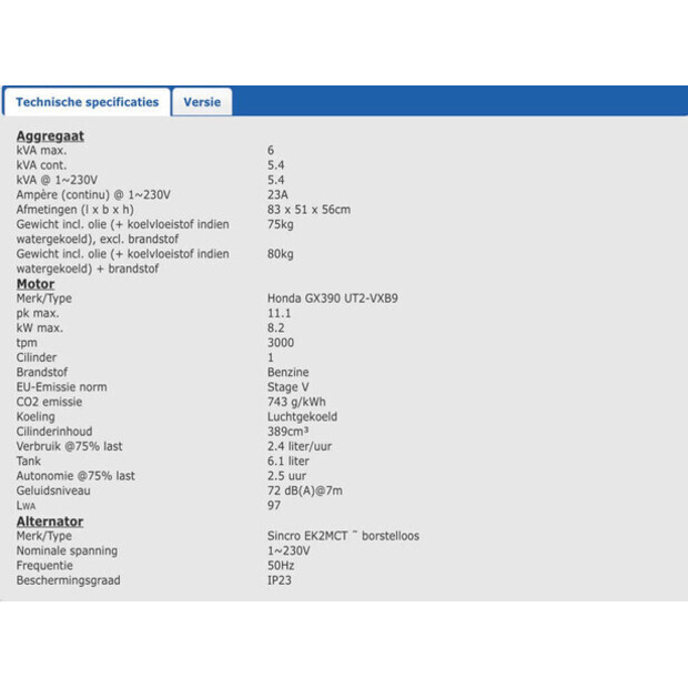 2025 يورو باور EP6000-46457255