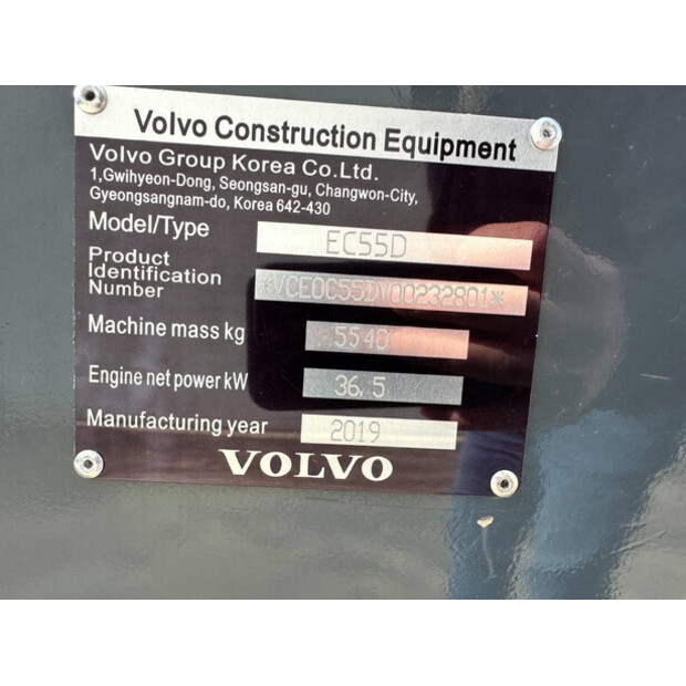 2019 فولفو EC55D-46458181