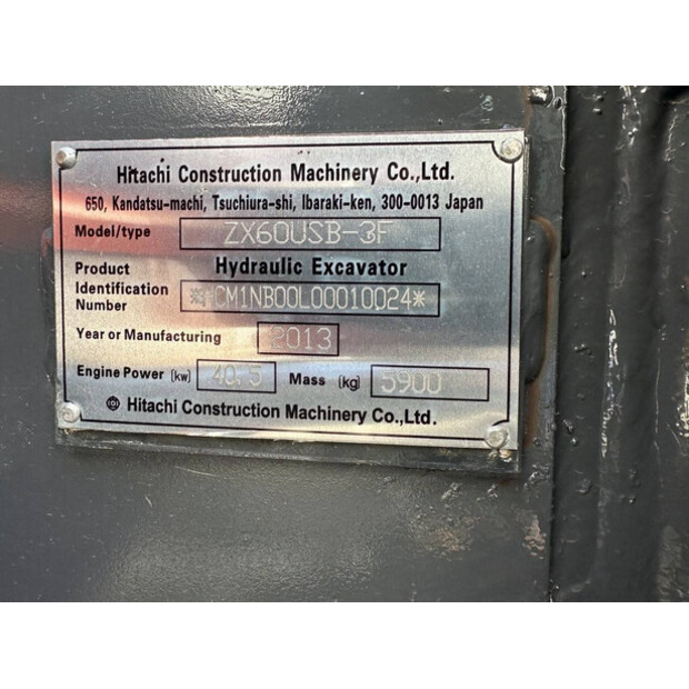 2013 Hitachi ZX60USB-3F-46458341