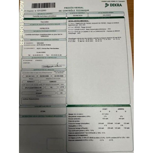 2006 Renault Kangoo-46495170