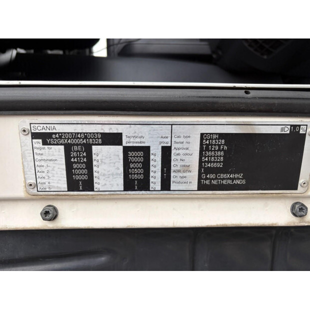 2016 Scania G-46495742