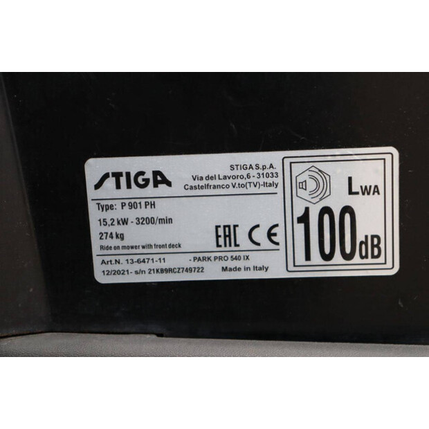 2021 Stiga P901PH-46499390