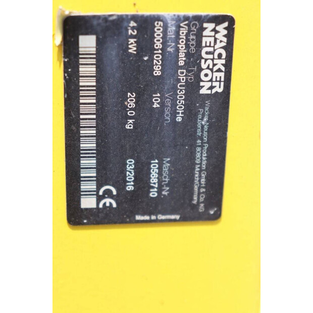 2016 Neuson DPU3050-46500392