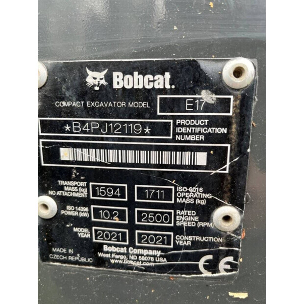 2021 BOBCAT E17-46501552