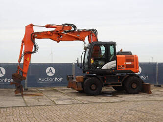 Image for WHEELED EXCAVATORS 2016 Hitachi ZX140W-5B