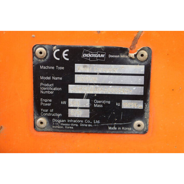 2010 Doosan DX190W-46502887