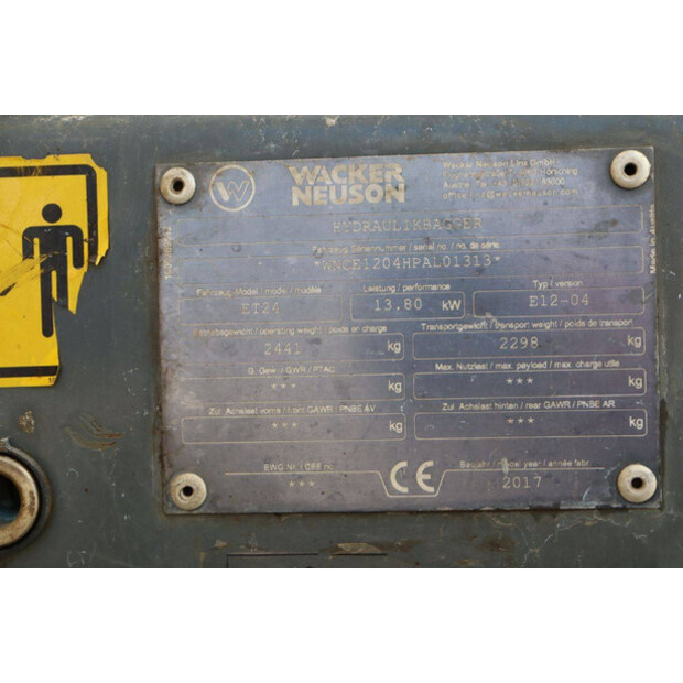 2017 Neuson E12-04-46503120