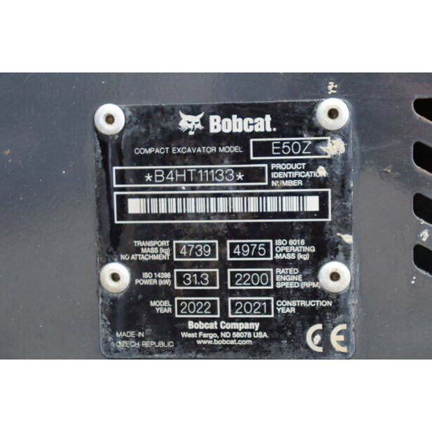 2022 BOBCAT E50Z-46503190