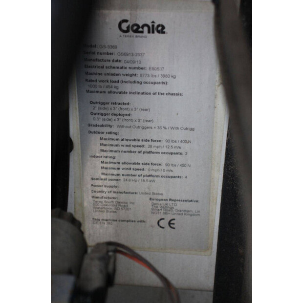 2013 Genie GS-3369-46503363