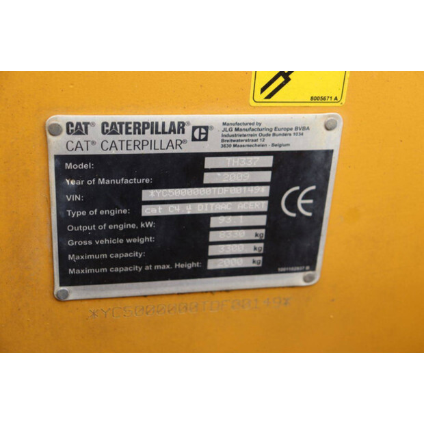 2009 Caterpillar TH337-46503743