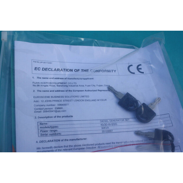 2025 Silent Generator KK30-III-SSS-46503823