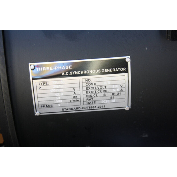 2025 Silent Generator KK30-III-SSS-46503861