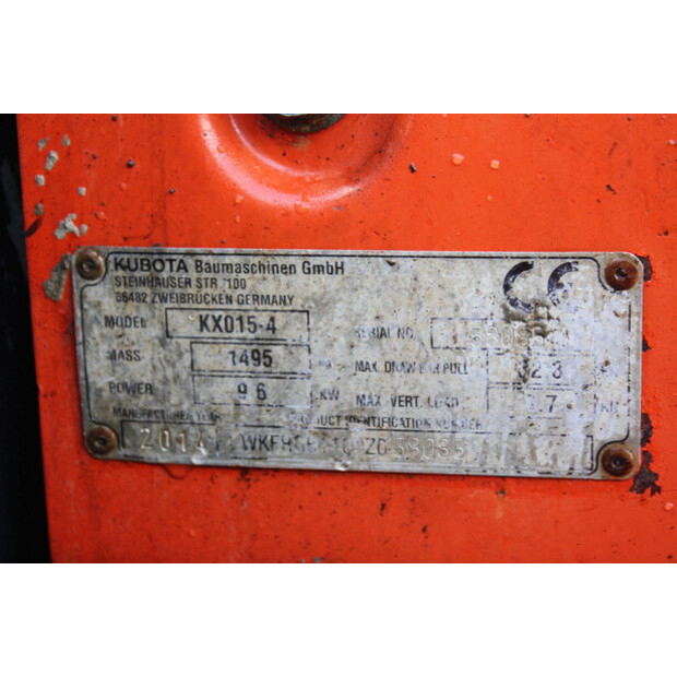 2014 KUBOTA KX015-4-46504109