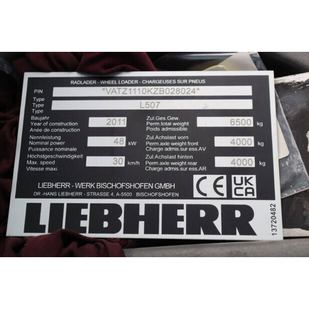 2011 Liebherr L507-46505223