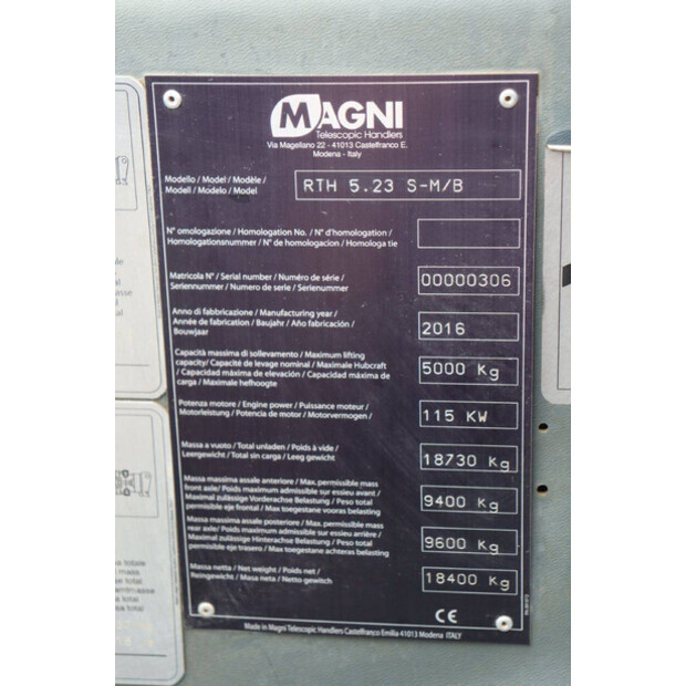 2016 Magni RTH 5.23 S-M/B-46506105