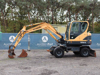Image for WHEELED EXCAVATORS 2013 Hyundai 55W-9