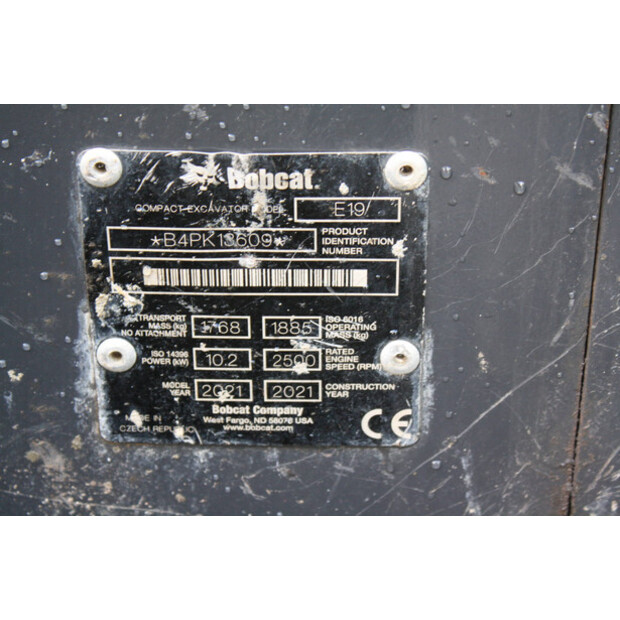 2021 BOBCAT E19-46507873