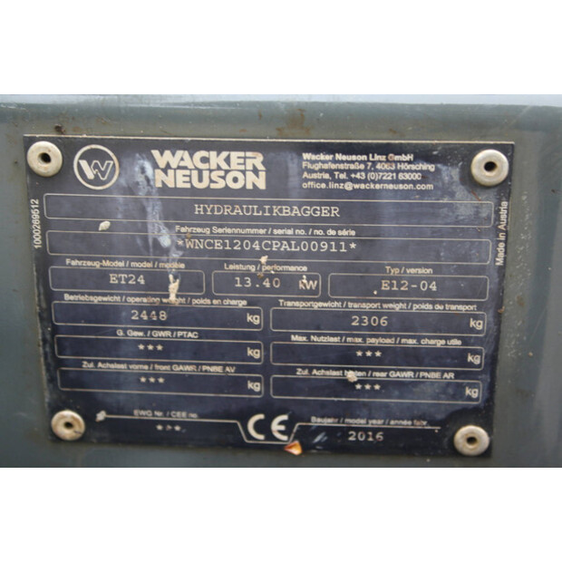2016 Neuson ET24 VDS-46508457