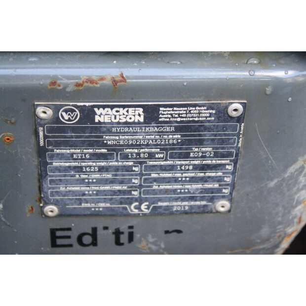 2019 Neuson ET16-46509277
