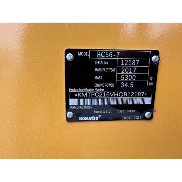 2017 Komatsu PC56-7-46525486