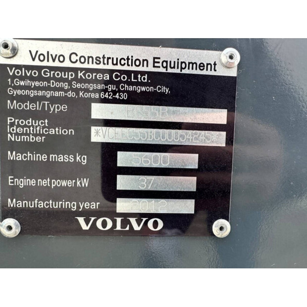 2012 Volvo EC55B-46525603