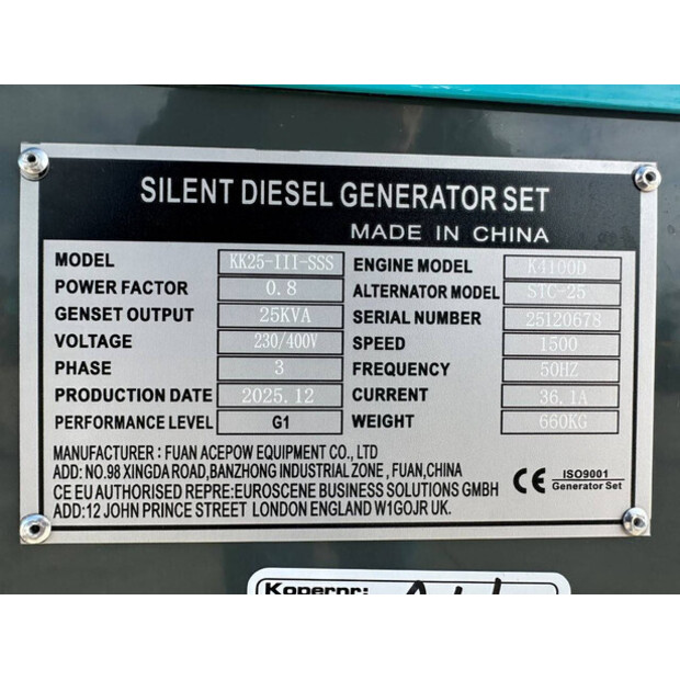 2025 Kawakenki KK25-III-SSS-46525845