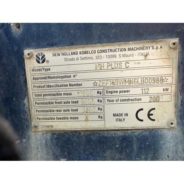 2006 New Holland Kobelco MH Plus C-46525904