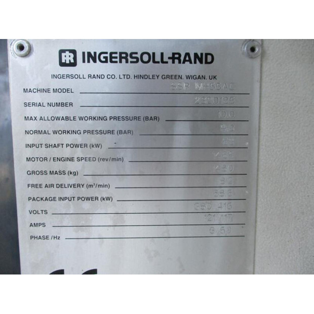 1996 INGERSOLL RAND MH 55-46526215