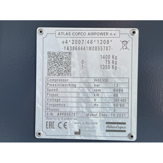 2021 أطلس كوبكو E-AIR H 450-46526503