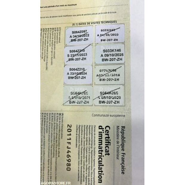 2011 رينو KERAX 450-46606450