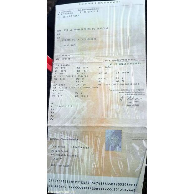 2012 Renault Kangoo-46606568