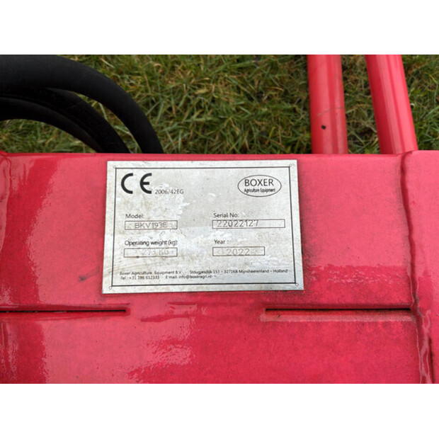 2022 Boxer agri BKV193E-46609460