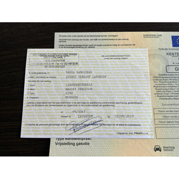 2019 Massey Ferguson 6290-46609534