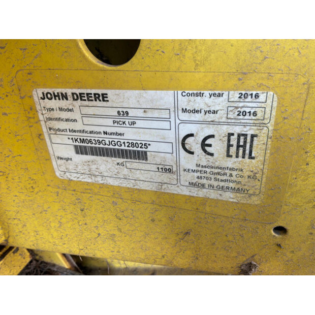 2016 جون دير 639-46610519