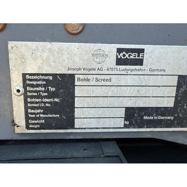 2015 VOGELE SUPER 1800-3I-46626314