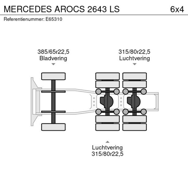 2018 Mercedes-Benz Arocs 2643-46629191