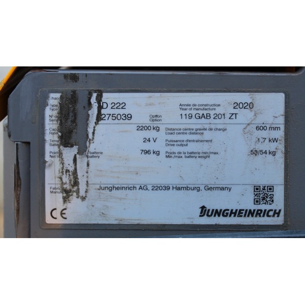 2020 Jungheinrich EJD 222 201 ZT LI-ION-46638103
