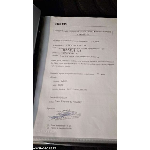 2016 Iveco 70C21-46644639