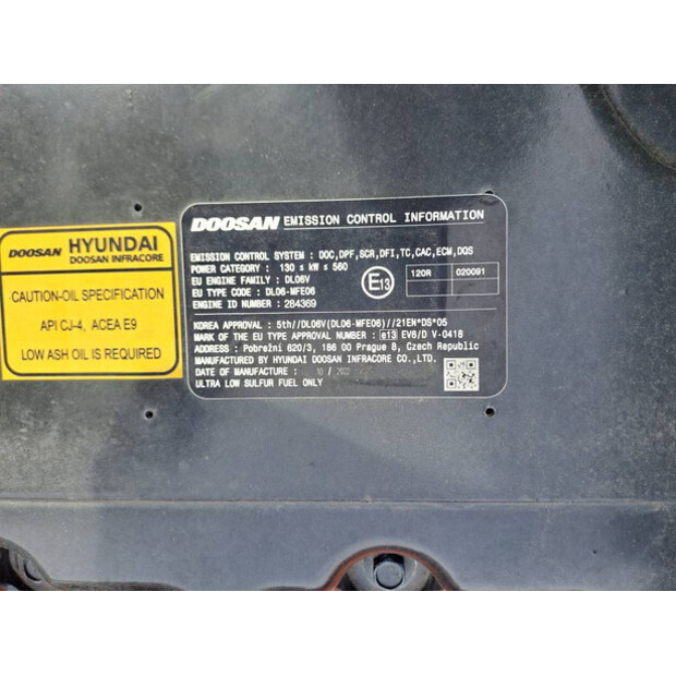 2023 Doosan DX160W-7-46646081