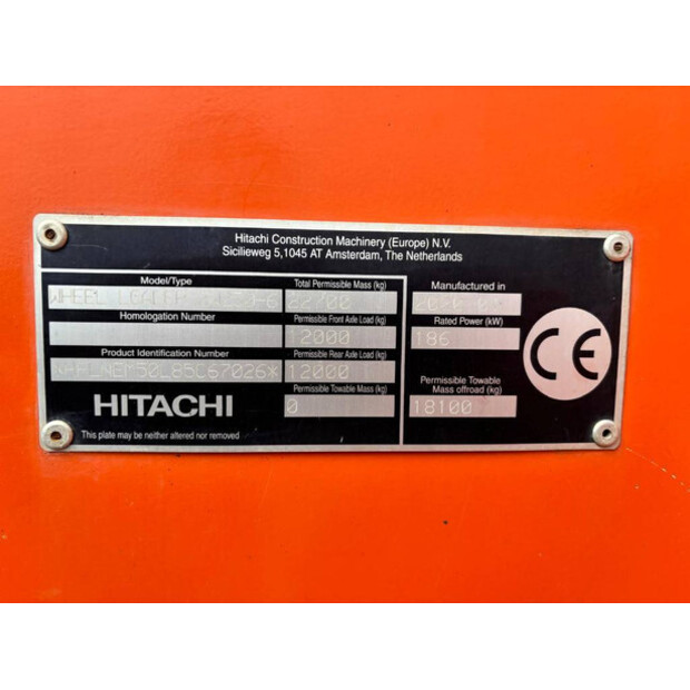 2020 Hitachi ZW 250-6-46646889