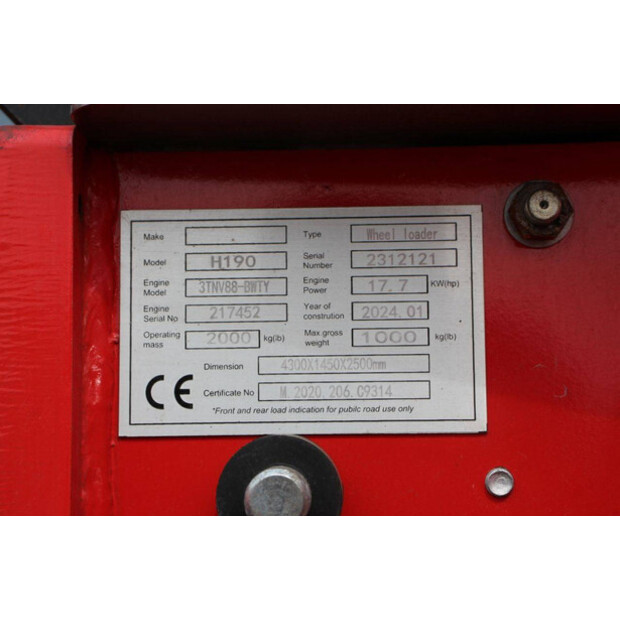 2024 Hercules H190-46699699