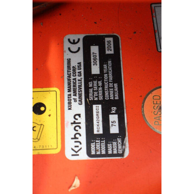 2006 KUBOTA GR1600-46699734